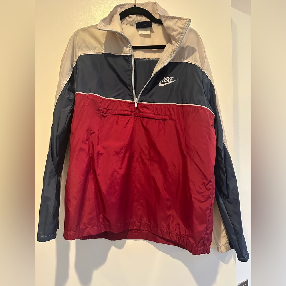 *VINTAGE* Nike Red and Blue Windbreaker Jacket